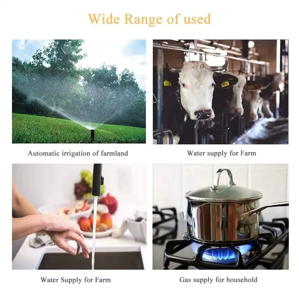 Tuya Smart WiFi Gas Valve Controller - Automatic Shut-Off for Home Safety & Automation