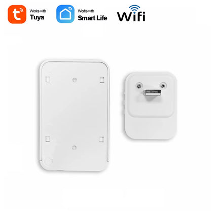 Tuya Smart WiFi Video Doorbell Camera - Wireless Battery Powered with Night Vision, 2-Way Audio & Motion Detection