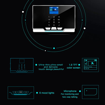 G20 Wifi GSM Tuya Alarm System with Motion Detector Door Sensor IP Camera Wireless Smart Home Security Support Alexa