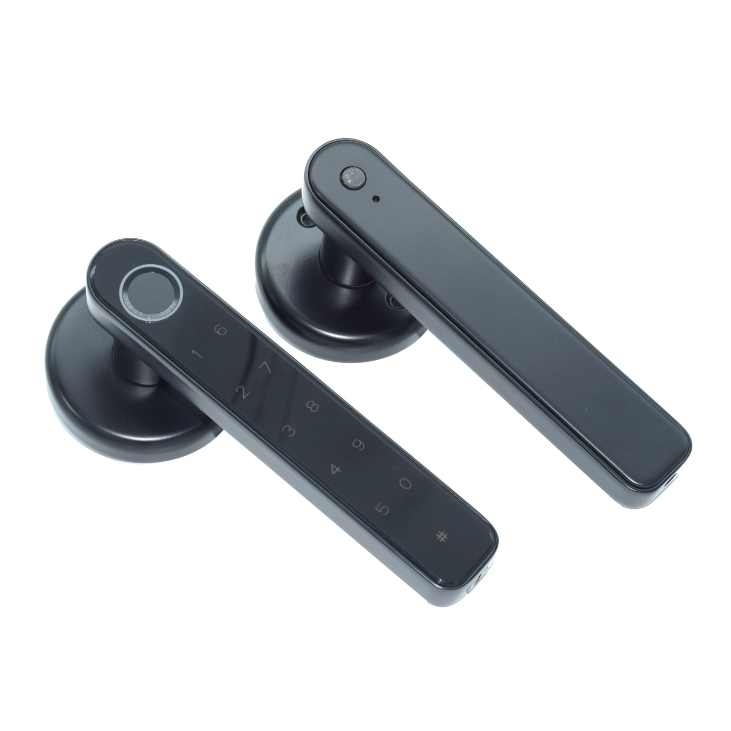 Tuya Smart Fingerprint Door Lock - Biometric Keyless Entry with Password, IC Card & App Control for Secure Home Access